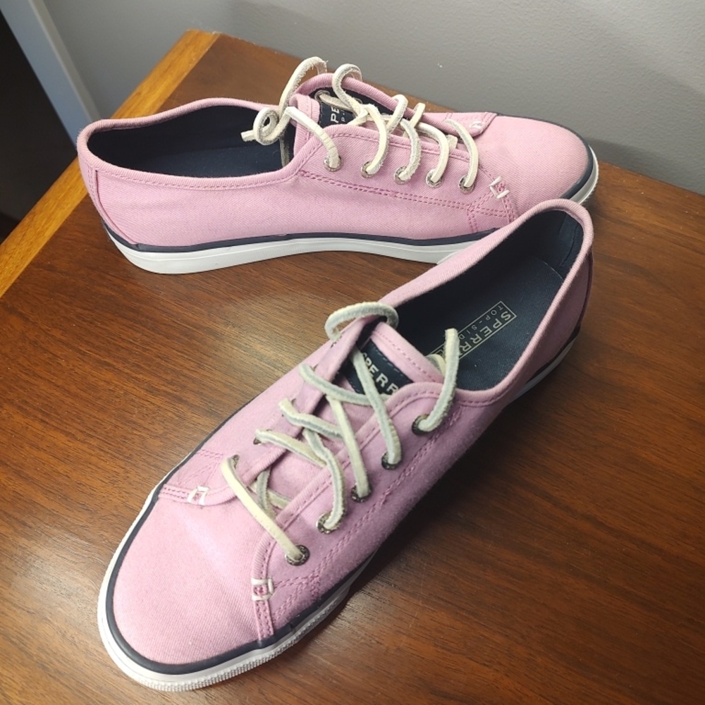 SOLD!Sperry Top Sider Womens Charter Rose/Pink Fashion Sneaker Size 8M VGUC!